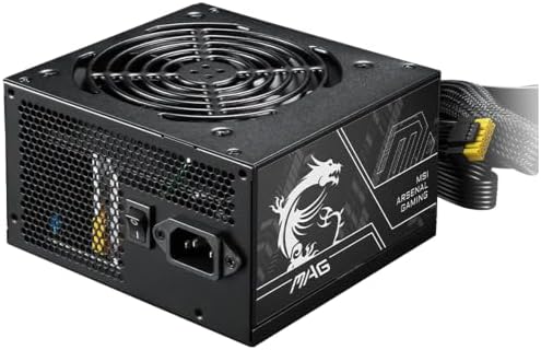 MSI MAG A650BN PCIE5 II 650W 80+ BRONZE ATX 3.1 PCIE 5.1 POWER SUPPLY