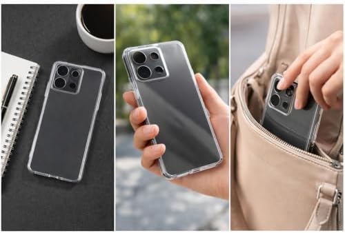 Alternative view of Redmi Note 13 Pro 5G Uyumlu Kılıf Şeffaf Kamera Korumalı 3d
