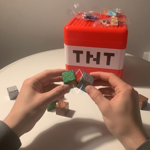Alternative view of Manyetik Bloklar 150 Parça Random + 6 Karakter Ve TNT Saklama Kutusu, Manyetik İnşaat Küpleri, Manyetik Yapı Oyuncağı, Çocuklar için Eğitici Oyun Seti