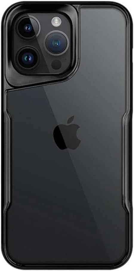 Alternative view of & AKSESUAR Apple iPhone 15 Pro ile Uyumlu Arkası Şeffaf Silikon - Yükseltilmiş Lens Çerçeveli AirProtect Tasarımlı Darbe Emici Kılıf (Siyah)