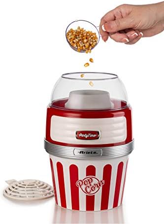 Alternative view of Party Time Servis Mısır Patlatma Makinesi Kırmızı 2957/00 - Popcorn Maker XL, 2 Dakikada 60 gr Mısır Patlatma Kapasitesi, 1100 Watt