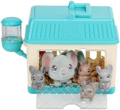 Alternative view of Little Live Pets - Mama Surprise Minis. Feed and Nurture a Lil' Mouse Inside Their Hutch so she can be a Mama. She has 2, 3, or 4 Babies with Surprise Accessories to Dress Up The Babies