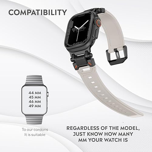 Alternative view of Apple Watch Series SE/11/10/9/8/7/6/5/4/3 ile Uyumlu Silikon Kordon (BBL101)