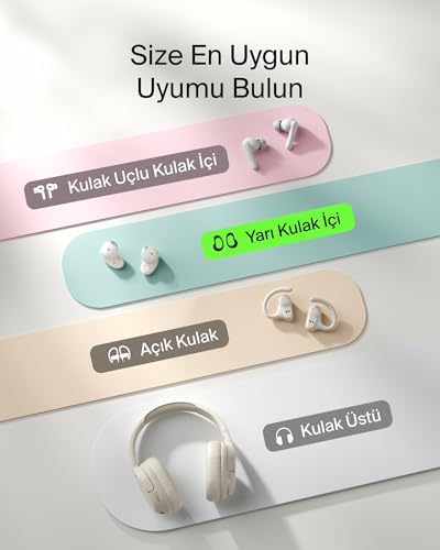 Alternative view of SoundForm Anywhere Kablosuz Kulak İçi Kulaklık, Hafif, Uzun Süreli Konfor Sunan Bluetooth Kulaklıklar, iPhone, iPad, Tablet, Dizüstü Bilgisayar, Bisiklet, Koşu için IPX4 Suya Dayanıklı, Beyaz
