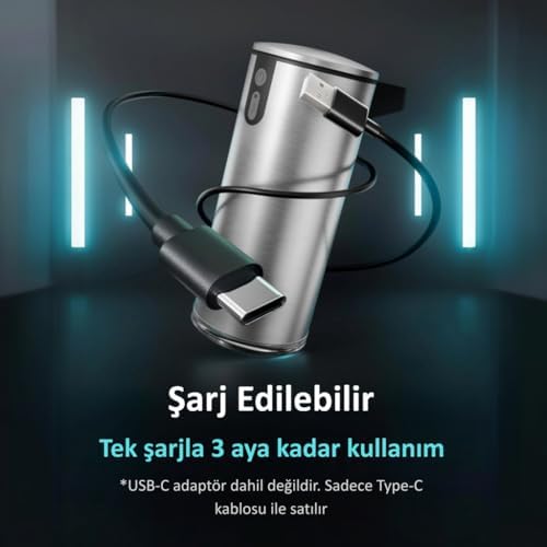 Alternative view of SensePro Sensörlü Otomatik Sıvı Sabunluk | Şarjlı Paslanmaz Çelik | 380ml 5 Kademeli Dozaj | Temassız Hijyenik | Banyo ve Mutfak | Metalik Gri
