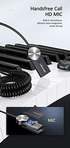 Alternative view of Bluetooth 5.0 Receiver Usb Aux Wireless Araç Kiti Telefon Konuşma Müzik Dinleme Ba01 SJ464LVX