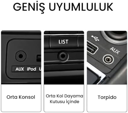 Hi-Fi TRS 3.5mm Aux Ses Kablosu 3 Metre - Görsel 3