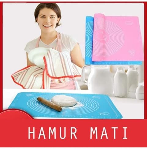 Alternative view of Silikon Ölçekli Hamur Açma Matı: Baklava, Börek, Ekmek, Mantı ve Erişte İçin Yoğurma Matı (40 X 50)