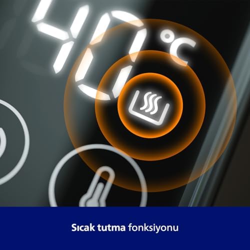 7000 Serisi Çift Yalıtımlı Su Isıtıcısı, 1,7 Lt Kapasite, Yaylı kapak, Hızlı kaynatma, Kolay Temizlik, HD9396/90