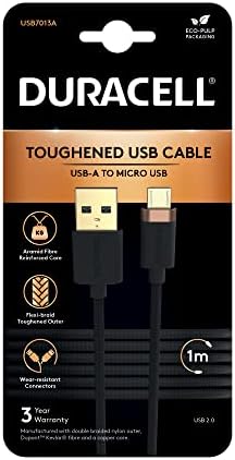 1m Usb-A To Micro USB Örgülü Şarj Kablosu - Siyah