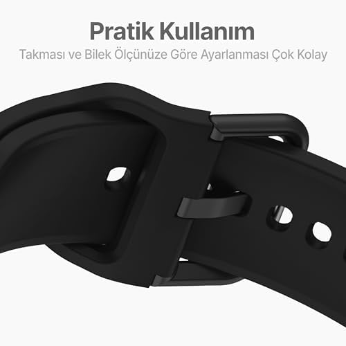 Galaxy Watch 7/6/5/4/FE Serisi (40mm/44mm), Watch 6/4 Classic (47mm/43mm/42mm) ve Galaxy Watch 5 Pro (45mm) İçin Konforlu ve Yumuşak 20mm Kavisli Silikon Kordon - Görsel 2