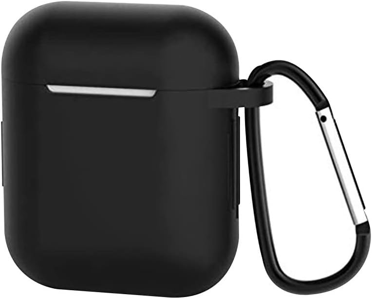Apple AirPods 2/1 Nesil Uyumlu Kılıf Silicone Fit (Silikon) Black - Görsel 3