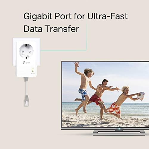 TL-PA7017P KIT, AV1000 Gigabit Passthrough Powerline Başlangıç Kiti - Görsel 3