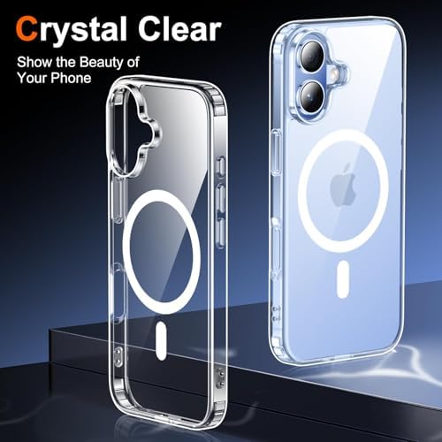 PSR Aksesuar iPhone 17 Uyumlu Şeffaf MagSafe Manyetik Şarj Destekli Koruyucu Kılıf + Temperli Cam Ekran Koruyucu Seti (İphone 17) - Görsel 3
