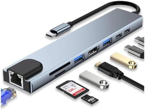 Alternative view of ÇOK FONKSİYONLU 4K HD HDMİ VGA RJ45 PD USB TYPE C SD TF HAFIZA KARTI HUB ÇEŞİTLERİ HER İHTİYACI GİDERECEK ÇEŞİT MEVCUTTUR (4K HD HDMİ VGA RJ45 PD USB TYPE C SD TF HAFIZA KARTI ÇOKLU HUB 04)