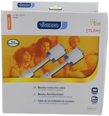 Vivanco 15 Metre VGA Kablo CC M2 150 VV 45444