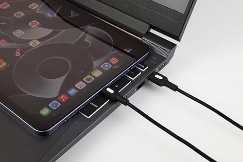 Alternative view of USB A-C Hızlı Şarj Kablosu, Siyah Kablo, Beyaz/Siyah Uçlar (150 CM)