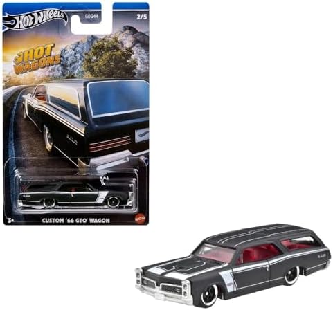 Hot Wagons Arabalar HWR56-HRR87 02/05 Custom '66 GTO Wagon - Görsel 3