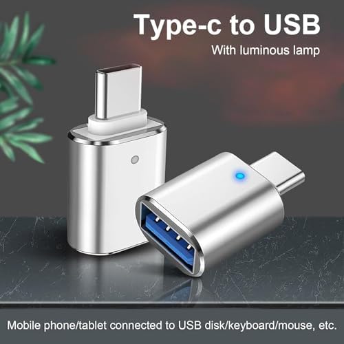 Alternative view of USB C - USB Adaptörü, USB Type C - USB 3.0 Adaptörü, Led Göstergeli, Dizüstü Bilgisayar, Monitör ve Diğer Type C Cihazlarla Uyumlu