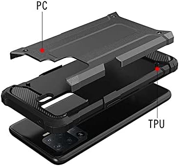 Alternative view of Oppo Reno 5 Lite ile uyumlu Çİft Katman Koruyucu Crash Military Tank Kılıf - Kırmızı