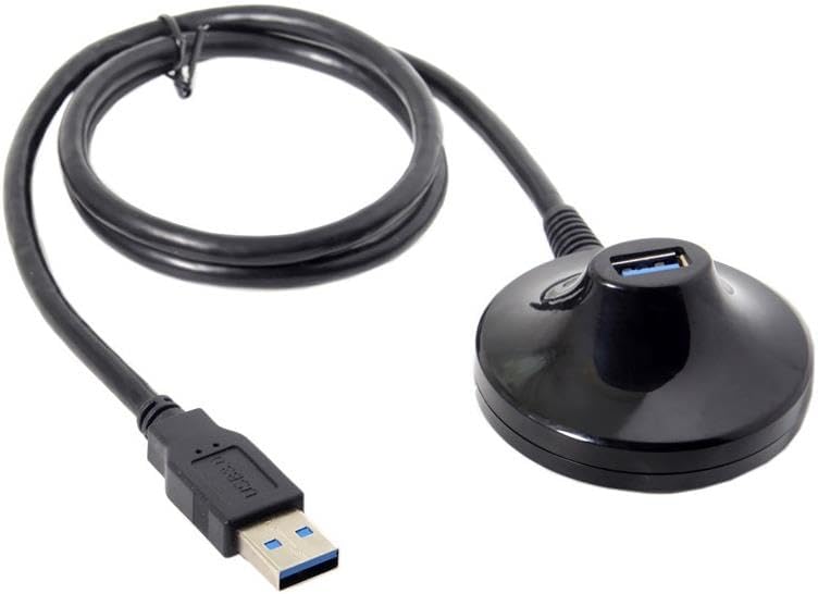 5552 1 Metre Usb 3.0 Standlı Dişi Erkek Uzatma Kablosu 1 Metre USB 3.0 erkek dişi uzatma dock standlı istasyonlu kablo - Görsel 3