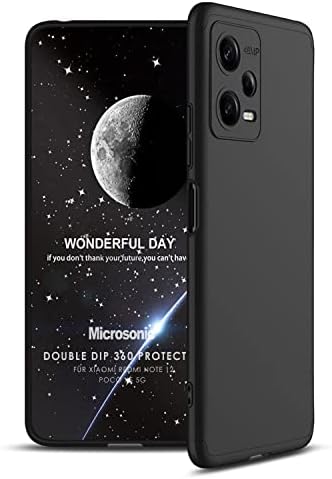Alternative view of Xiaomi Redmi Note 12 için Kılıf Double Dip 360 Protective Siyah [Redmi Note 12 ile Uyumlu Kılıf - Siyah]