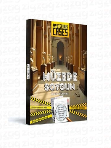 Cases Müzede Soygun, Dedektif Dosyası, Gizem Çözme Oyunu, Şüpheli Kartları ve İpucu Belgeleri ile