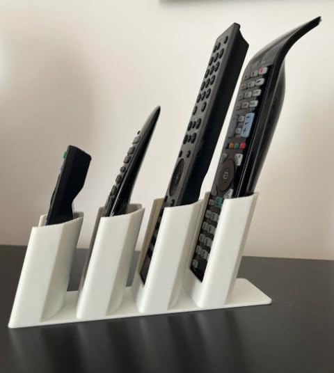 Alternative view of Kumanda Tutucu Stand – 4'lü TV Uzaktan Kumanda Organizer | Sehpa, TV Ünitesi için Masaüstü Düzenleyici | Beyaz