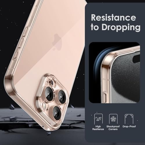 iPhone 16 Pro Şeffaf Kılıf, Kamera Korumalı Şeffaf Silikon Kılıf, Kamera Koruyuculu iPhone 16 Pro Transparent Kılıf