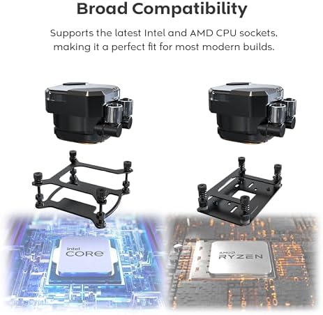 HyperFlow Silent 360 BEYAZ – Ultra Sessiz AIO Sıvı CPU Soğutucu, 3100 RPM Pompa, Üçlü Sessiz Fanlar, Üstün Isı Dağılımlı Yüksek Verimli Radyatör, Intel ve AMD Uyumlu - Görsel 3