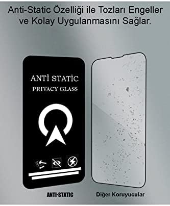 Galaxy M51 ile uyumlu Tam Kaplayan Anti Statik Görünmez Safir Ekran Koruyucu Hayalet Cam - Görsel 2