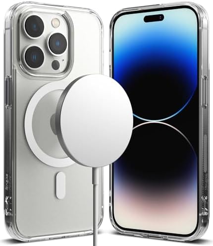 İphone 15 Pro Max için Magsafe ile Uyumlu Arkası Mat Görünümlü Polikarbonat Kenarları Silikon Parmak İzi Tutmayan Yüksek Kalite Şeffaf Silikon Kılıf (Manyetik, 15 Pro Max) - Görsel 3