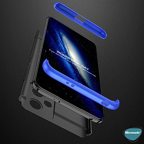 Xiaomi Redmi Note 12 için Kılıf Double Dip 360 Protective Siyah [Redmi Note 12 ile Uyumlu Kılıf - Siyah]