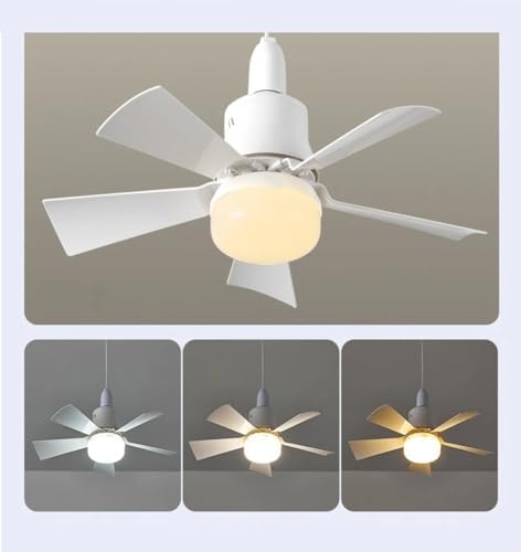 82 Watt Vantilatör 3 Kademe Hız Dimmerli 3 Renk Led Işık Cata Karayel Kumandalı Fan Torch Led Ampul - Görsel 3
