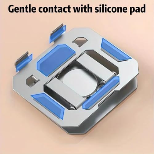 Alternative view of Metal Ergonomik Döndürme Taşınabilir Tablet PC Standı | Katlanabilir Ayarlanabilir 360 Döner Masaüstü Ipad | Telefon | Ofis için Tablet Tutucu | Ev Rafı | Yatak | Araba (1 Adet)