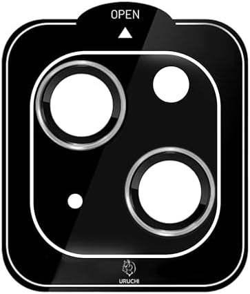 iPhone 15/15 Plus Kamera Lens Koruyucu, Safir, Kolay Kurulum, Alüminyum Alaşım Çerçeveli 9H Sertliğinde Cam Lens, Silver - Görsel 2