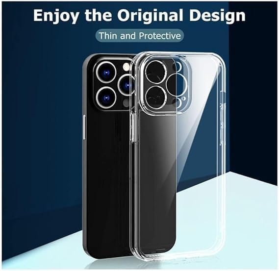iPhone 15 Pro Uyumlu Şeffaf Kılıf, Kamera Korumalı Şeffaf Silikon Kılıf, Kamera Koruyuculu iPhone 15 Pro Kılıfı - Görsel 2