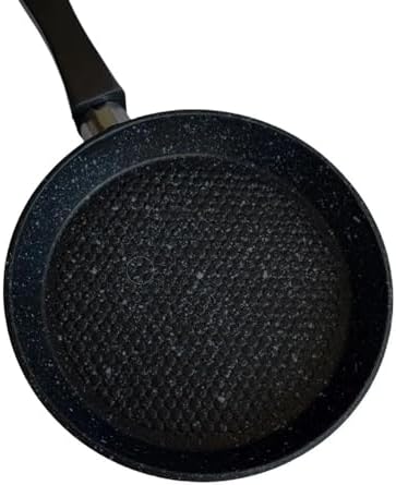 Mini Granit Sos Tavası, Uzak Doğu Omlet ve Sos Hazırlama Tavası, Yapışmaz ve Dayanıklı Yüzeyli Şık Pişirme Tavası (Oval) - Görsel 3