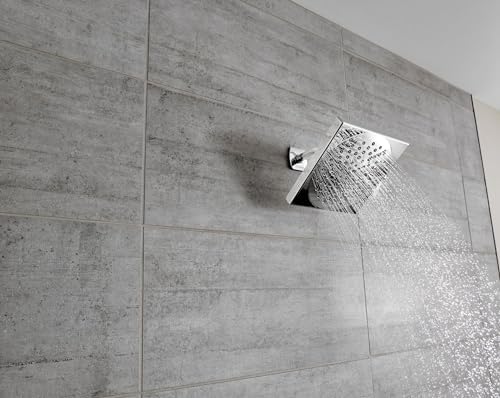 Alternative view of (2.5 gpm, Chrome) -  S6345 Velocity Two-Function 20cm - 1.3cm Diameter Spray Rainshower Showerhead, Chrome