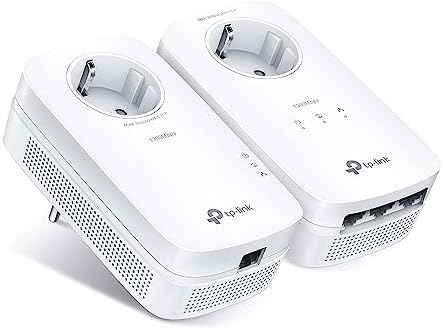 Alternative view of TL-PA8033P KIT, AV1300 3-Port Gigabit Passthrough Powerline Starter Kit