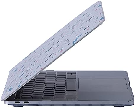 MacBook Air 13 inç Kılıf M1 & Retina Uyumlu – Desenli Sert Plastik Hardcase Koruyucu Kapak A2337 A2179 A1932 Beyaz - Görsel 3