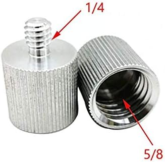 5/8 İnç Tripod Vidasını 1/4 İnçe Dönüştürücü Vida Adaptörü