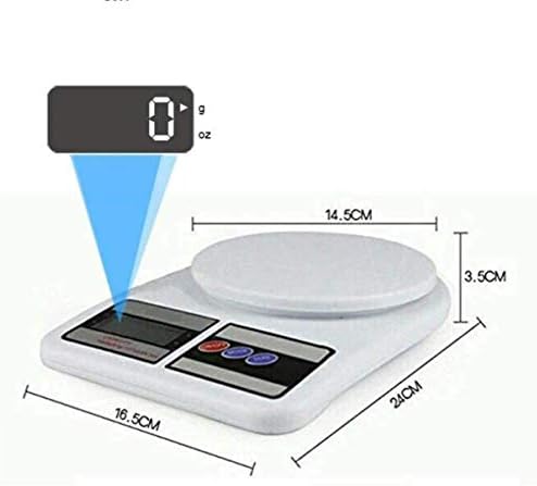 Alternative view of Mutfak Tartısı, Elektronik Hassas Mutfak Terazisi, Dijital Mutfak Tartısı, Mutfak Terazisi, 10 kg 1 gr Hassasiyet, Dara Özelliği, Sf-400