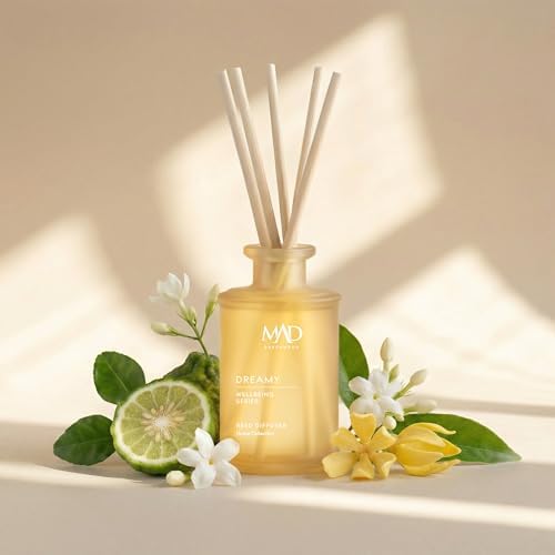 Alternative view of Mad Wellbeing Dreamy 190 ml, Rattan Çubuklu Ortam Kokusu – Bergamot, Yasemin ve Sandal Ağacı ile Rüya Gibi Bir Atmosfer
