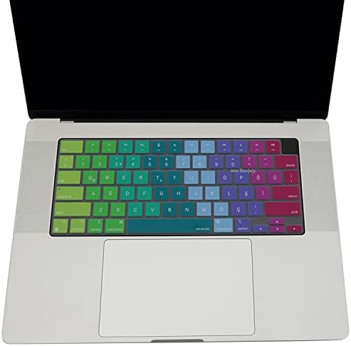 Alternative view of MacBook Türkçe Q Klavye Koruyucu US Amerikan Return Enter Uyumlu M1-M5 | A2681 A3113 A3240 A3449 A2941 A3241 A2442 A2779 A3426 A3434 A2485 A3429 | Silikon Keyboard Cover Pembe Yeşil