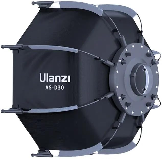 AS-D30 30cm Mini Bowens Montajlı ve Izgaralı Sekizgen Softbox