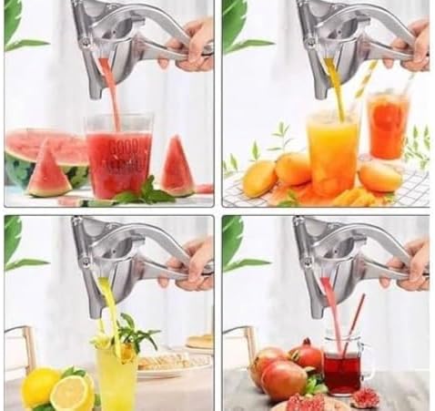 Alternative view of Metal Meyve Sıkacağı - Dayanıklı Metal Yapı, Portakal Limon Greyfurt İçin Pratik Narenciye Sıkacağı, Ergonomik Tasarım