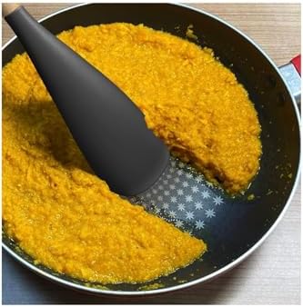 Alternative view of 1Adet Silikon Kaşık (2Si 1 Arada) Spatula Yapışmaz,Siyah