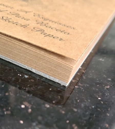 Kraft Kağıt A4 Eskiz Defteri 90 gr. Spiralli 50 Yaprak Sketchbook - Görsel 2