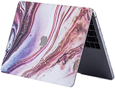 MacBook Pro 13 İnç M1 M2 Kılıf A2338 Uyumlu | Premium Mermer Desenli Sert Koruyucu Kapak Hard Case | A1706 A1708 A1989 A2159 A2251 A2289 Laptop Kılıfı Karışık - Görsel 3